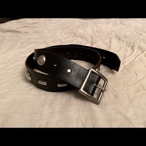 Vintage 1970s Studded Leather Belt